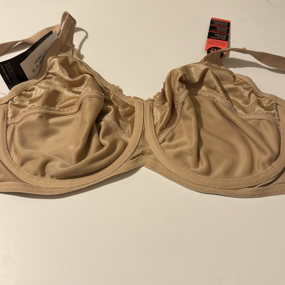 Lilyette By Bali 38DDD Beige The Lily Fit Bra UNDERWIRE SUPPORT MINIMIZER 0428 - Picture 5 of 8